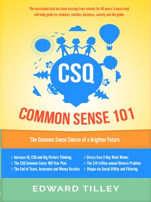 cover image of CSQ Common Sense 101